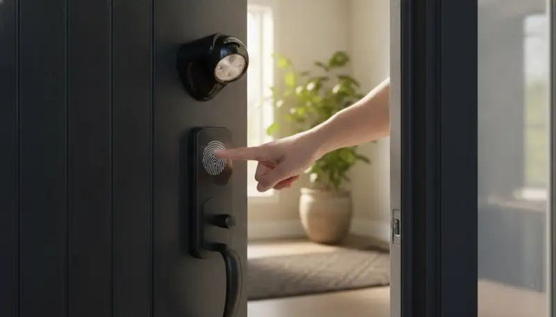 Sichere Türen mit Fingerabdruck